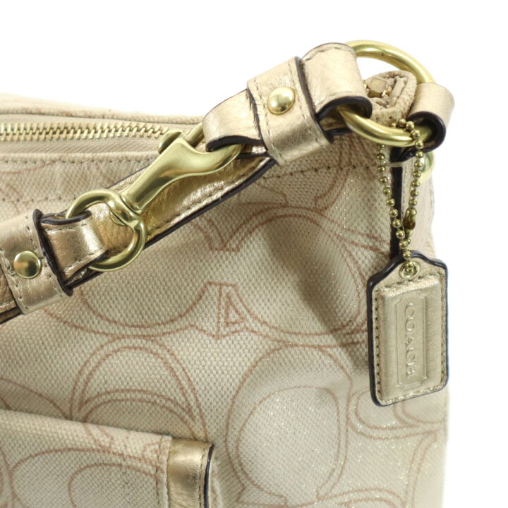 楽天市場】古着 COACH コーチ B1294-F19189 ペネロピ リネン 
