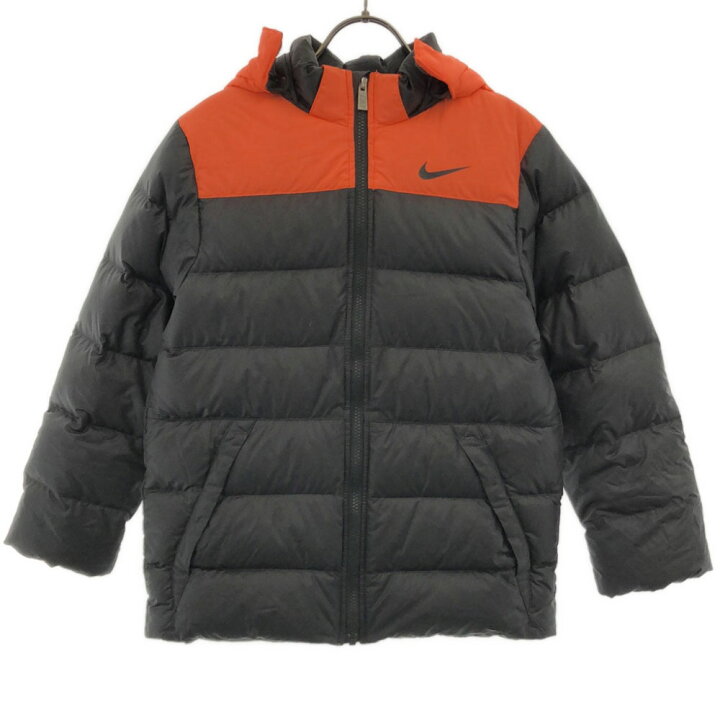 楽天市場】古着 ナイキ NIKE ダウンジャケット 145 ダークグレー系 