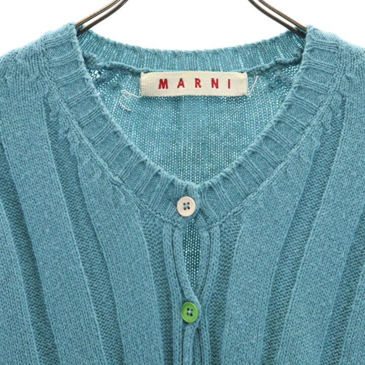 楽天市場】古着 マルニ MARNI イタリア製 7分袖 ニットカーディガン 40  