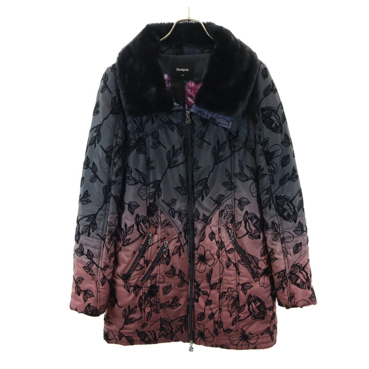 楽天市場】古着 Desigual デジグアル ダウンコート 38 ブラック 