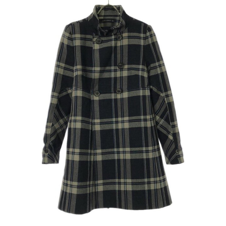 楽天市場】古着 ザラウーマン ZARA WOMAN チェック柄 ミドル丈 コート 