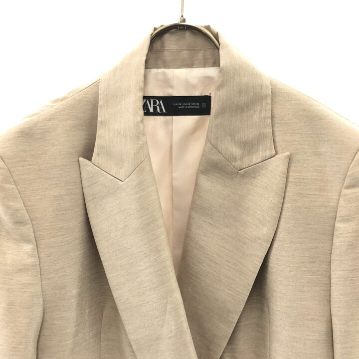 楽天市場】古着 未使用 ザラ ZARA テーラードジャケット XS ライト 