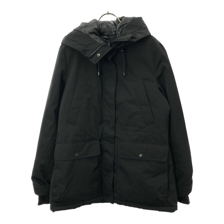 楽天市場】ザラ 中綿コート M ブラック ZARA ダブルファスナー 