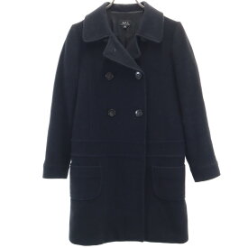 古着 A.P.C. アーペーセー 90s ウクライナ製 ウールコート 38 ブラック レディース 【中古】