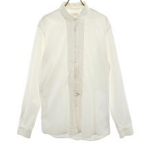 美品】PRADA 高級カジュアルシャツ レギュラーカラー アイボリー PRADA 