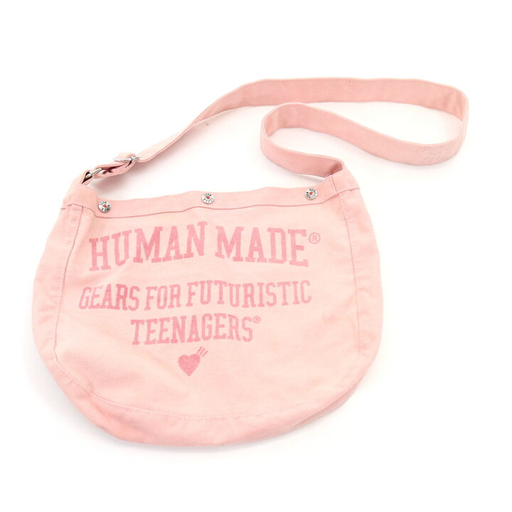楽天市場】古着 HUMAN MADE ヒューマンメイド ショルダーバッグ ピンク 