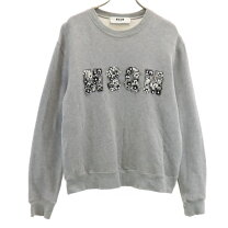 楽天市場】msgm スウェット グレーの通販