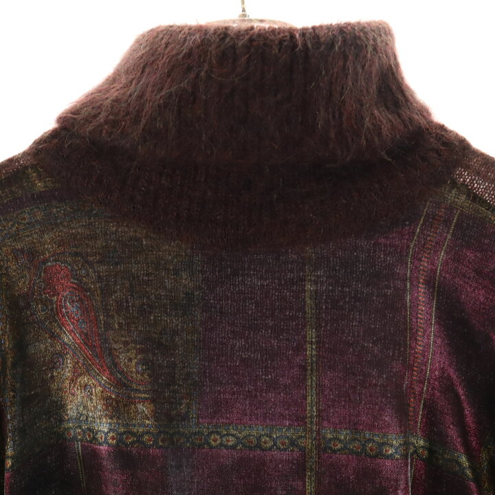 楽天市場】古着 ETRO エトロ 長袖 ニット 38 パープルブラウン  