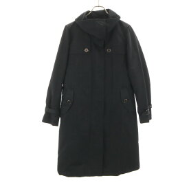 古着 BURBERRY LONDON バーバリーロンドン コート 40 ブラック ベストライナー付き 三陽商会 レディース 【中古】 【PD】