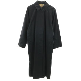 古着 Burberrys バーバリーズ 90s オールド ステンカラーコート ブラック レディース 【中古】