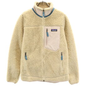古着 patagonia パタゴニア クラシック レトロX フリースジャケット S ベージュ 23074FA21 アウトドア レディース 【中古】