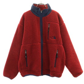 古着 THE NORTH FACE ノースフェイス フリースジャケット L レッド系 NA-1202 アウトドア メンズ 【中古】 【PD】