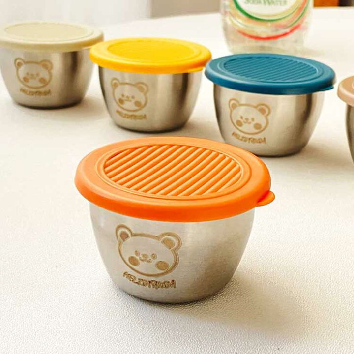 楽天市場】 かわいい レストラン 2個セット ドレッシングカップ 蓋付き 