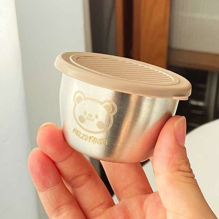 楽天市場】 かわいい レストラン 2個セット ドレッシングカップ 蓋付き 