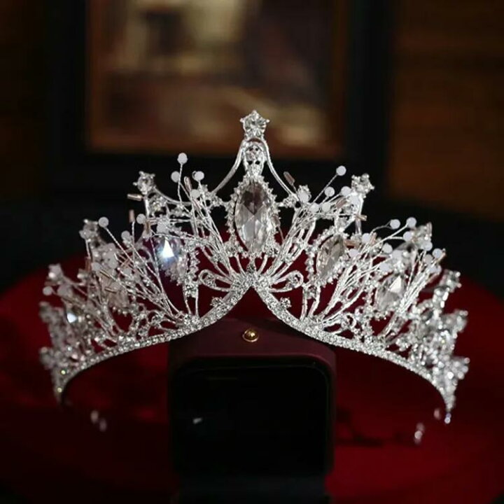 楽天市場】結婚式 アクセサリー 4点セット ティアラ イヤリング 
