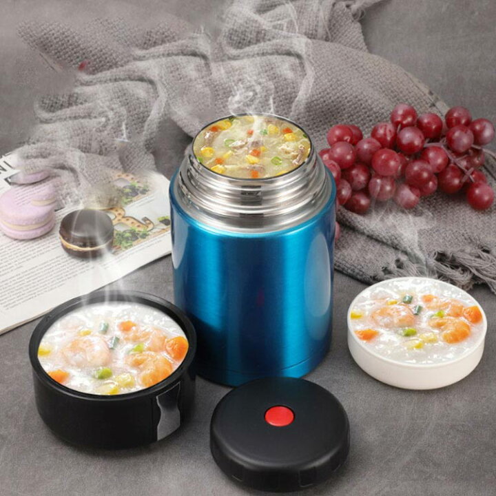 楽天市場】隠す持ち手付き スープジャー 大容量 800ml 1000ml 1200ml 