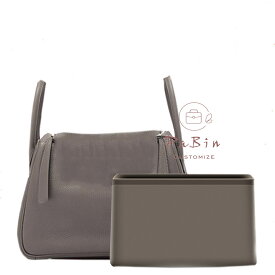 バッグインバッグ Hermes Lindy mini対応 ナイロン 軽量 自立 インナーバッグ チャック付き 小さめ 大きめ バッグの中 整理 整頓 通勤 旅行バッグ カスタマイズ　定制 カスタマイズ バッグ 内部 底 汚れ防止 BagCare