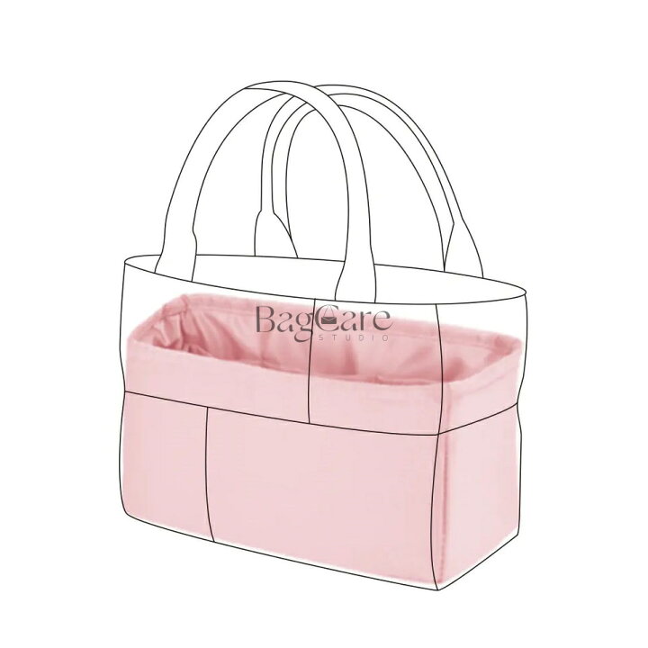 楽天市場】バッグインバック インナーバッグ Bottega Veneta Arco Tote 
