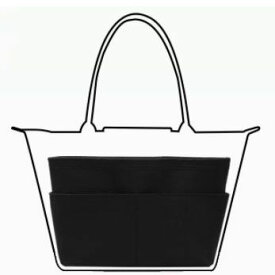 ロンシャン Longchamp対応 バッグインバッグ 軽量 自立 チャック付き 小さめ 大きめ バッグの中 整理 整頓 通勤 旅行バッグ カスタマイズ　定制