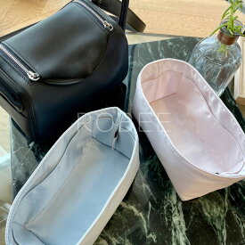 バッグインバッグ エルメスHermes Lindy 対応 軽量 自立 インナーバッグ 高級シルク チャック付き 小さめ 大きめ バッグの中 整理 整頓 通勤 旅行バッグ 防水 水洗可能 カスタマイズ バッグ 内部 底 汚れ防止 BagCare