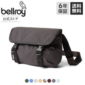 bellroy ベルロイ 公式ストア 軽量 ショルダー バッグ 持ち方 調整可能 斜め掛け ショルダー ボディバッグ YKK ファスナー 耐水 機能的 柔らかい 素材 6L カラビナ 付き かっこいい メンズ レディース Cinch Mini Messenger シンチ ミニ メッセンジャー