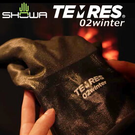 テムレス TEMRES02 WINTER M L LL 3L 防寒グローブ ブラック ショーワグローブ 防寒インナー付きグローブ バックル付 ドローコード付き カフ付き 裏ボア 裏起毛