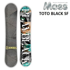 23-24 MOSS TOTO BLACK SF モス トト ブラック ソフトフレックス スノーボード 板 メンズ レディース 138 143 147 151 153.5 155