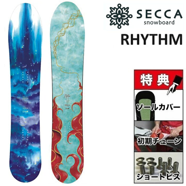 楽天市場】25-26 SECCA RHYTHM セッカ リズム スノーボード 板 