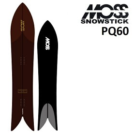 23-24 MOSS SNOWSTICK PQ60 モス スノースティック スノーボード 板 メンズ 160