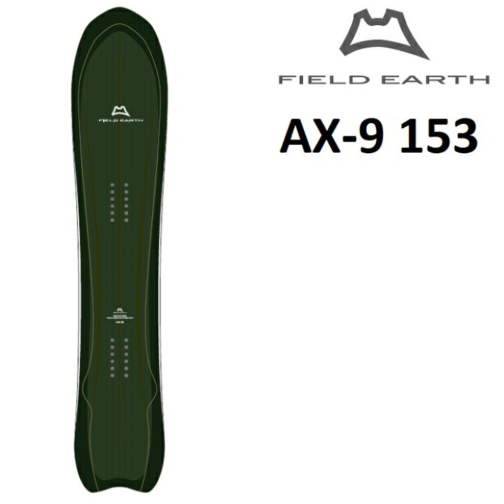 楽天市場】25-26 FIELD EARTH AX9 153 フィールド アース スノーボード 