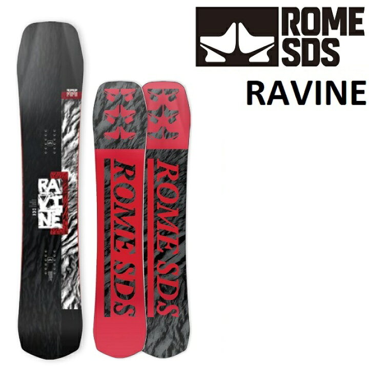 楽天市場】23-24 ROME SDS RAVINE ローム スノーボード 板 