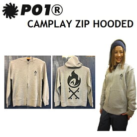 P01 プレイ パーカー CAMPLAY ZIP HOODED PLAYDESIGN プレイデザイン