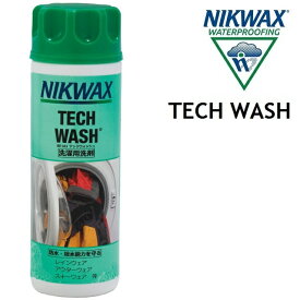 NIKWAX TECH WASH ニクワックス テックウォッシュ 300ml ウェア 洗剤 撥水剤 洗濯 [EBE181]