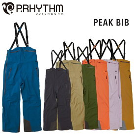 24-25 P.RHYTHM プリズム PEAK BIB PANTS ピーク ビブ パンツ ウエア メンズ レディース スノーボード