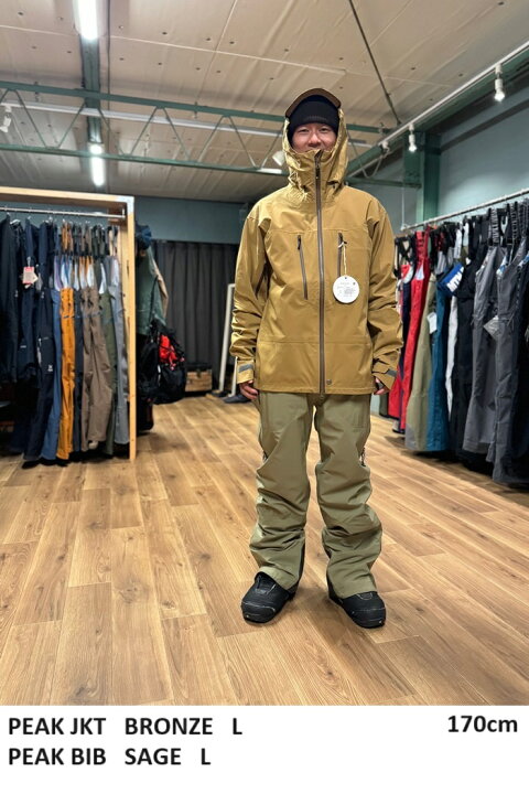 楽天市場】24-25 P.RHYTHM プリズム PEAK BIB PANTS ピーク ビブ  