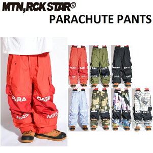 25-26 }EebNX^[ MOUNTAIN ROCK STAR PARACHUTE PANTS pV[g pc EGA Y fB[X Xm[{[h