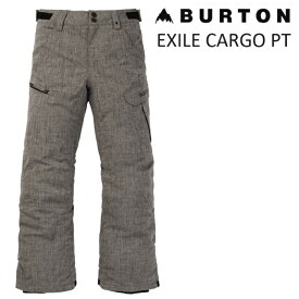 23-24 BURTON BOYS EXILE 2L CARGO PANTS バートン エグザイル カーゴ パンツ BOG HEATHER ウエア キッズ スノーボード 日本正規品