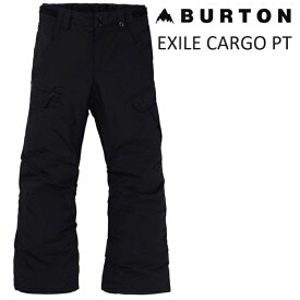 23-24 BURTON BOYS EXILE 2L CARGO PANTS バートン エグザイル カーゴ パンツ TRUE BLACK ウエア キッズ スノーボード 日本正規品