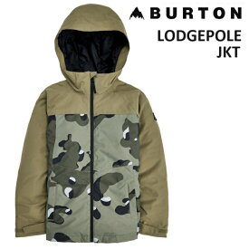 23-24 BURTON BOYS LODGEPOLE 2L JACKET バートン ロッジポール ジャケット FOREST MOSS / FOREST MOSS COOKIE CAMO ウエア キッズ スノーボード 日本正規品