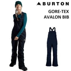 24-25 BURTON WOMENS GORE-TEX AVALON BIB PANT o[g SAebNX Ao ru pc TRUE BLACK EGA fB[X Xm[{[h {Ki
