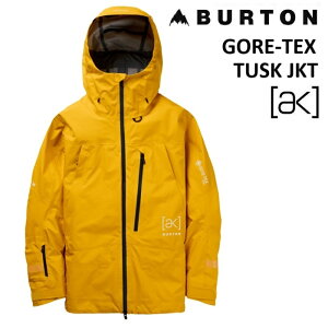 24-25 BURTON AK TUSK GORE-TEX PRO 3L JACKET o[g ^XN SAebNX v WPbg GOLDENROD EGA Y Xm[{[h {Ki