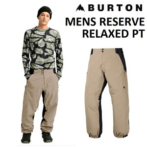 25-26 BURTON RESERVE RELAXED PANT o[g T[u bNXh pc SUMMIT TAUPE / TRUE BLACK EGA Y Xm[{[h {Ki