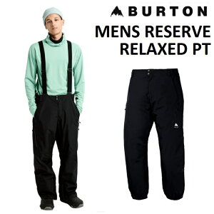 25-26 BURTON RESERVE RELAXED PANT o[g T[u bNXh pc TRUE BLACK EGA Y Xm[{[h {Ki