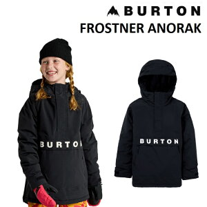 25-26 BURTON KIDS FROSTNER ANORAK JACKET o[g tXi[ AmbN WPbg TRUE BLACK EGA LbY Xm[{[h {Ki