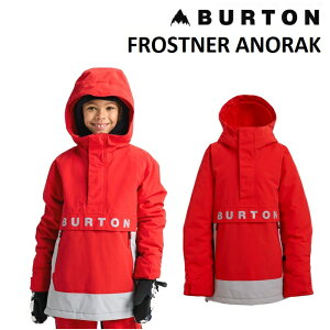 25-26 BURTON KIDS FROSTNER ANORAK JACKET o[g tXi[ AmbN WPbg FLAME SCARLET / SILVER SCONCE EGA LbY Xm[{[h {Ki