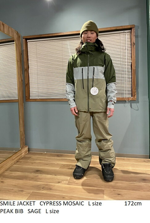 楽天市場】23-24 P.RHYTHM プリズム PEAK BIB PANTS ピーク ビブ  