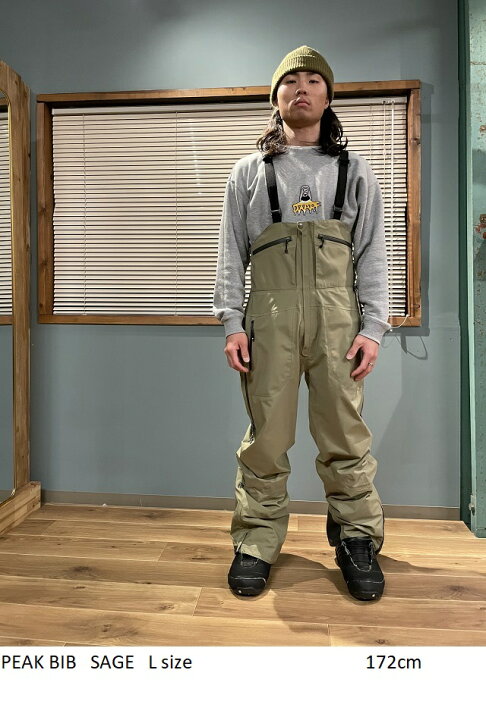 楽天市場】23-24 P.RHYTHM プリズム PEAK BIB PANTS ピーク ビブ  