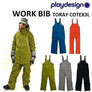 25-26 P01 vC WORK BIB PANTS [N ru pc PLAYDESIGN vCfUC EGA Y fB[X Xm[{[h