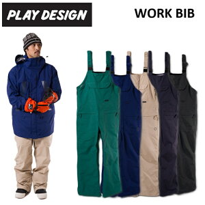 26-27 P01 �v���C WORK BIB PANTS ���[�N �r�u �p���c PLAYDESIGN �v���C�f�U�C�� �E�G�A �����Y ���f�B�[�X �X�m�[�{�[�h