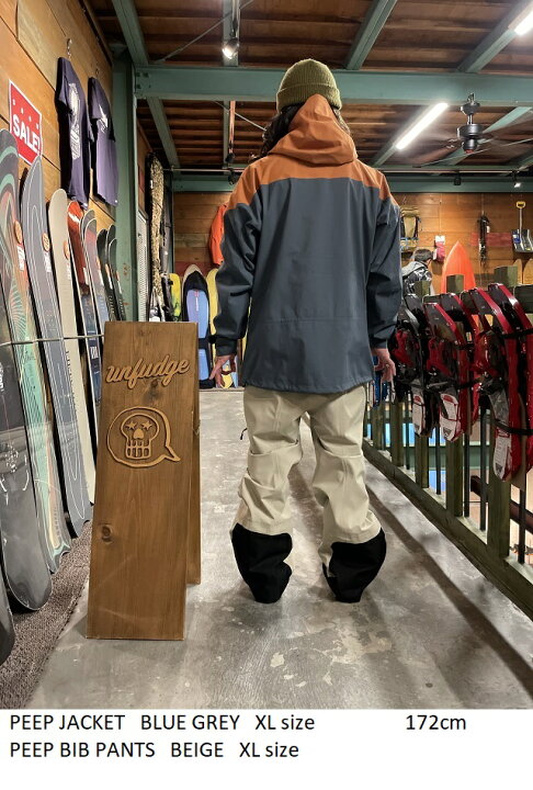 楽天市場】23-24 UNFUDGE アンファッジ PEEP JACKET ピープ ジャケット  